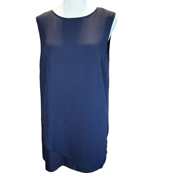 Navy Sleeveless Blouse Sz XS - Picture 5 of 12